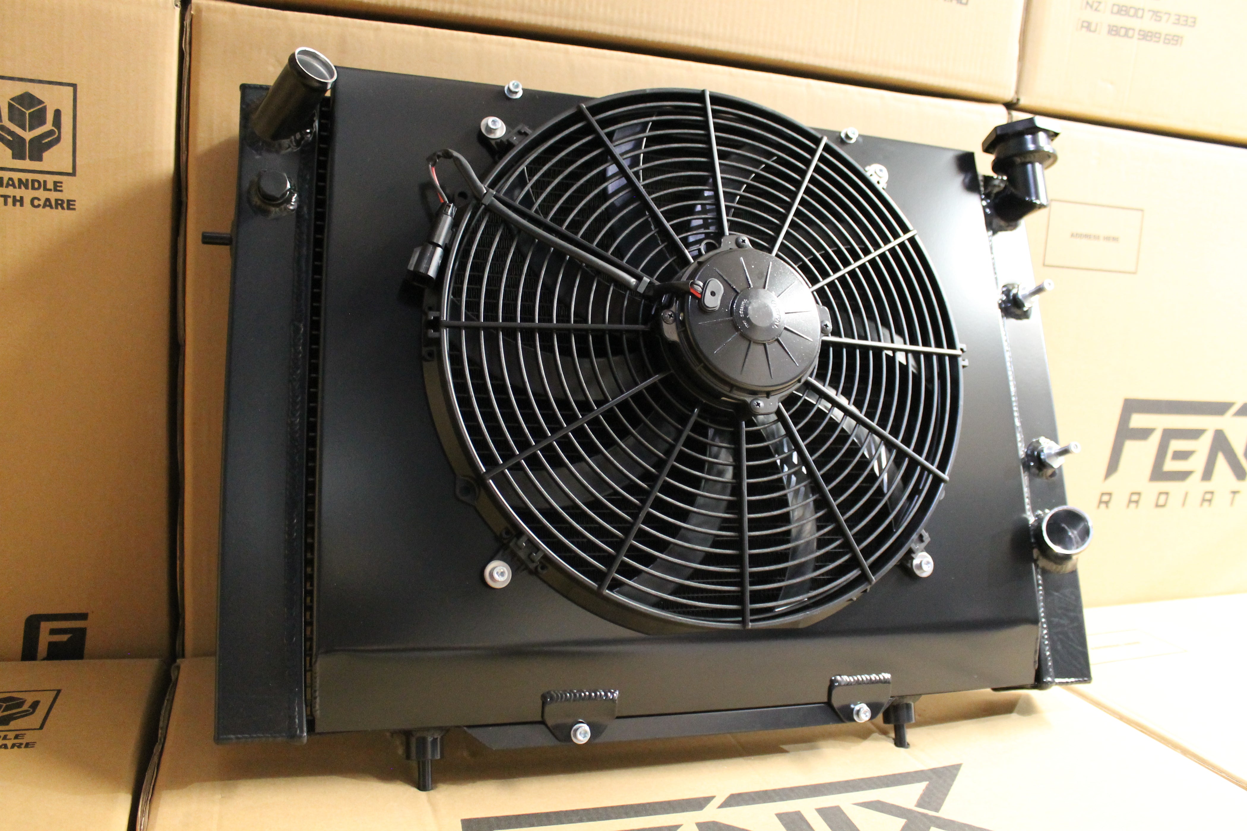 Cylinder Radiator Holden VB-VC-VH-VK 6 Cylinder Full Alloy Performance Radiator, Custom ...
