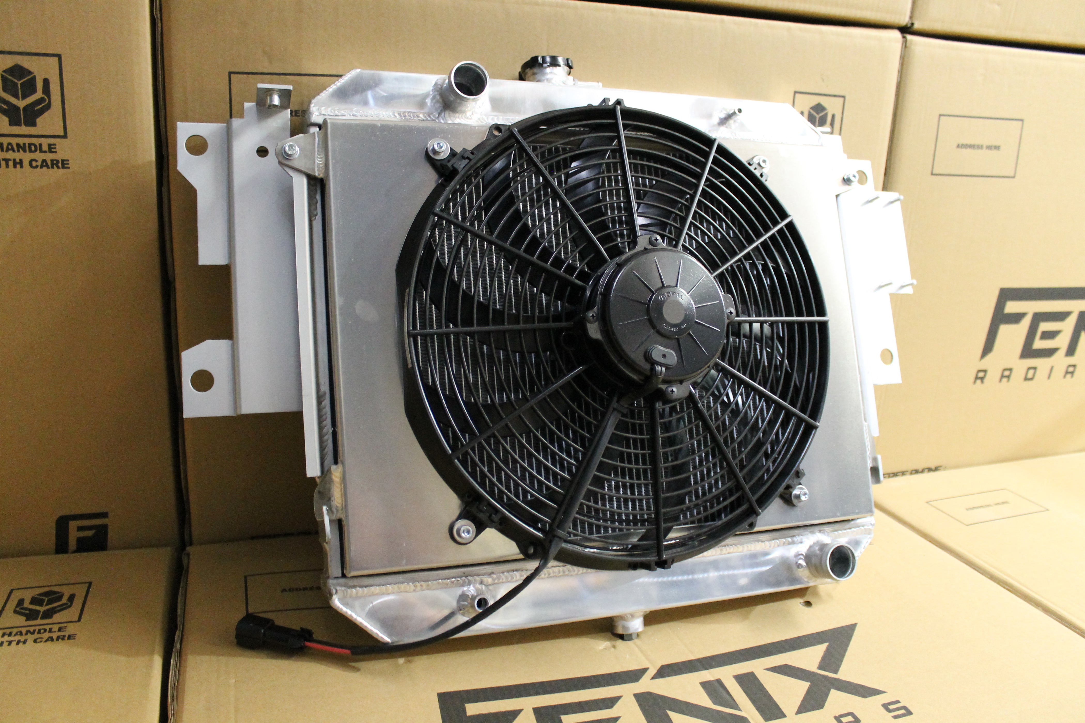 Daihatsu Feroza Full Alloy Performance Radiator, Custom Shroud & 14