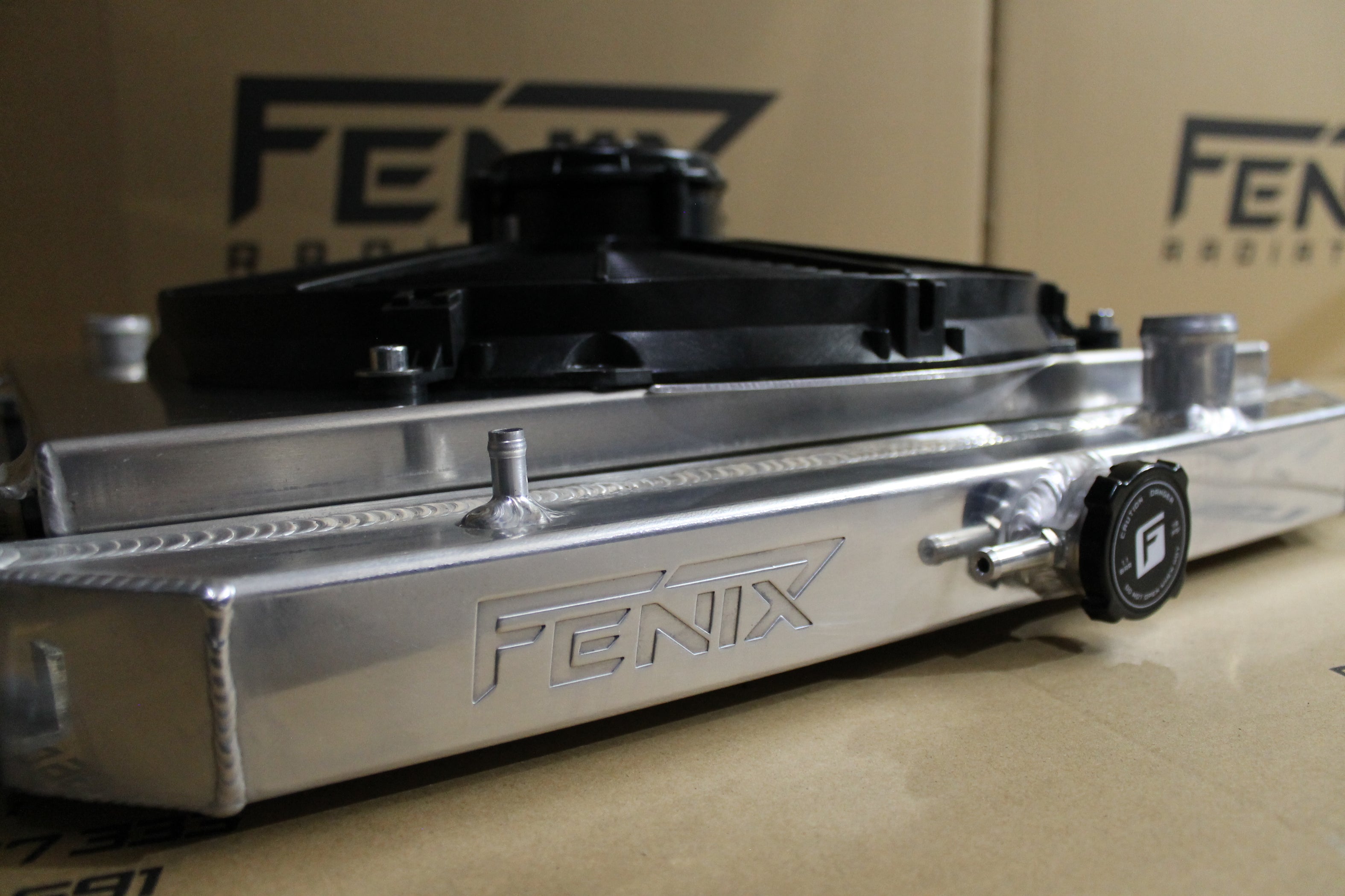 Daihatsu Feroza Full Alloy Performance Radiator, Custom Shroud & 14