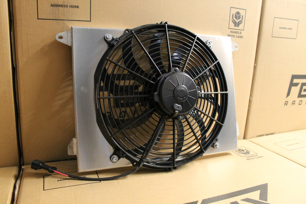 Daihatsu Feroza Custom Built Shroud & 14" Spal Fan.