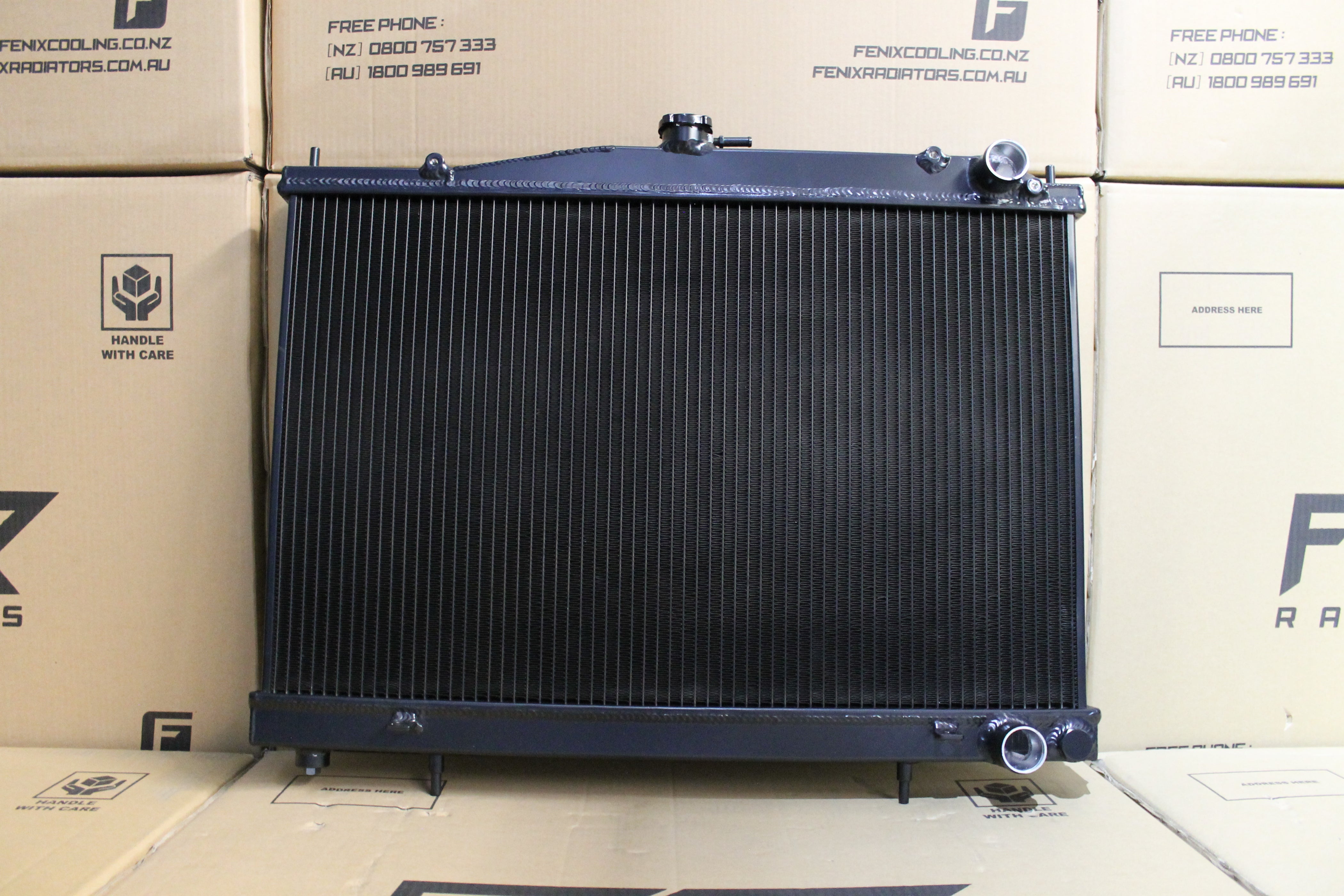 Nissan Skyline R33 R34 GTS-T-GT-R Full Alloy Performance Radiator & Fa ...
