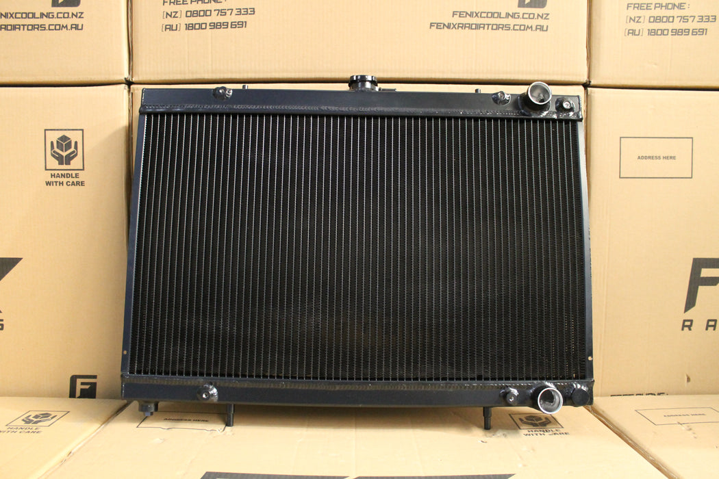 Nissan Skyline R32 GTS-T-GT-R Full Alloy Performance Radiator & Fan Shroud Kit.