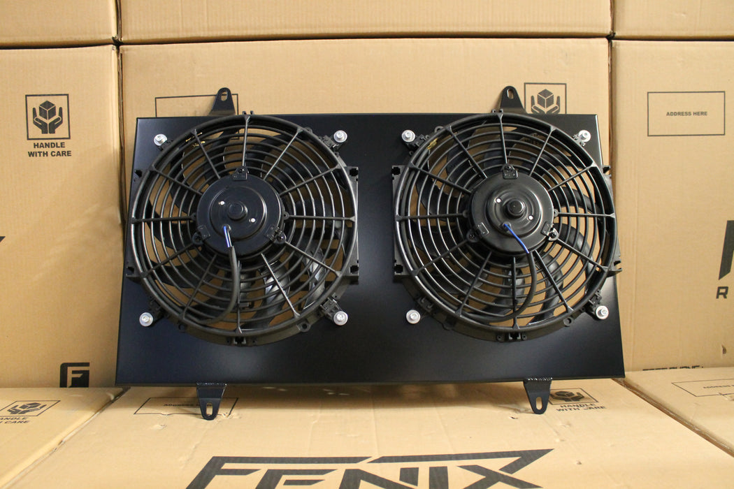 Nissan Skyline R32 GTS-T-GT-R Full Alloy Performance Radiator & Fan Shroud Kit.