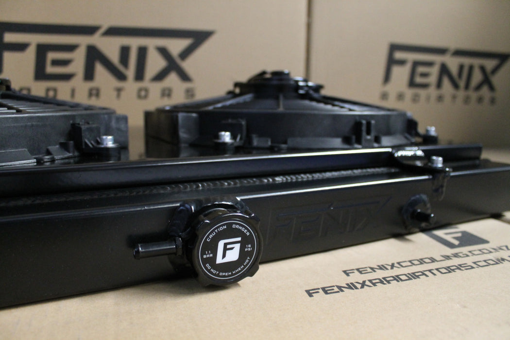 Nissan Skyline R32 GTS-T-GT-R Full Alloy Performance Radiator & Fan Shroud Kit.