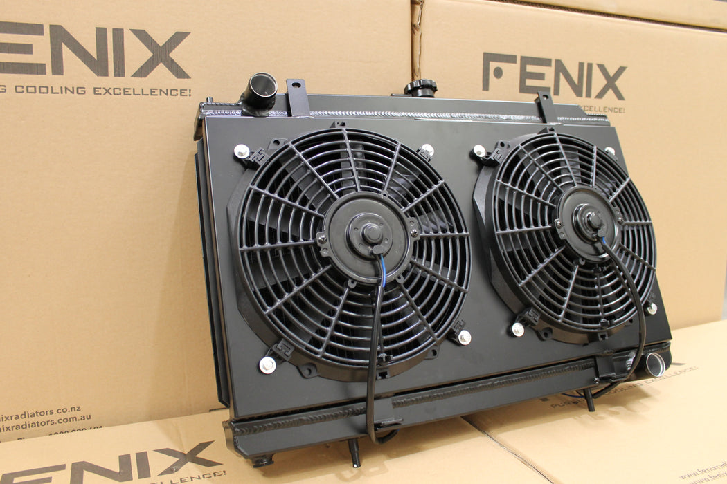 Nissan Silvia S14 S15 SR20DET Full Alloy Performance Radiator & Fan Shroud Kit.