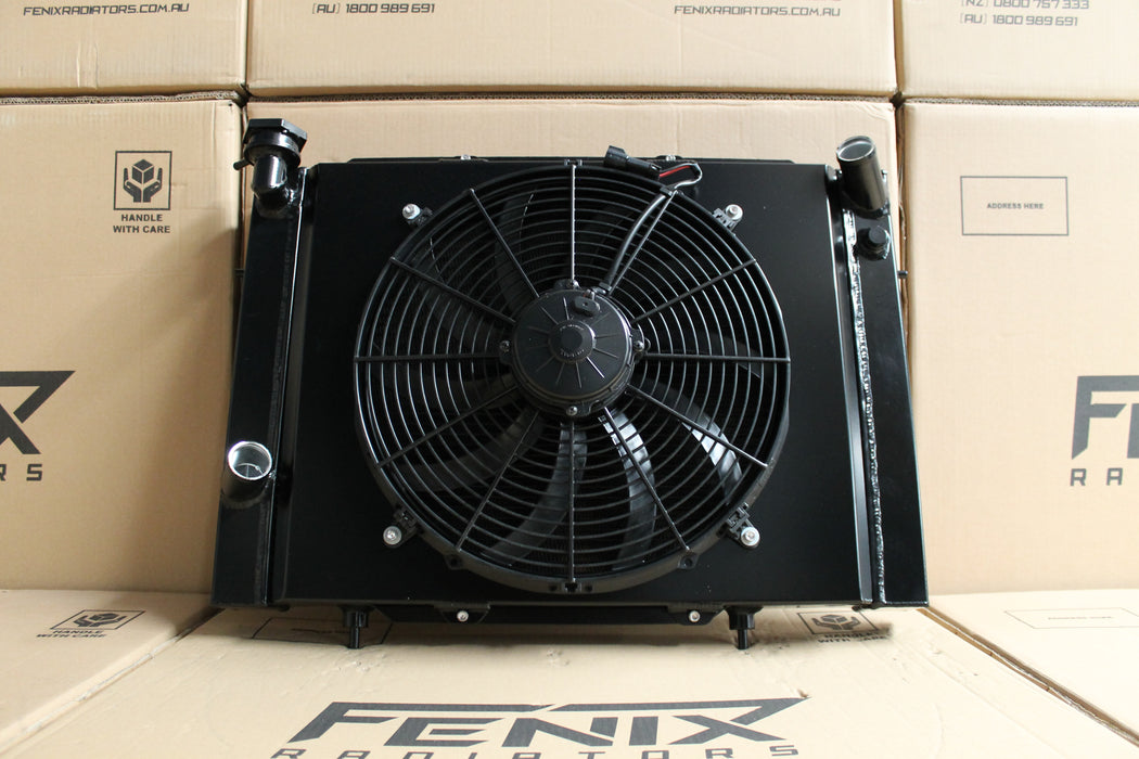 Holden VB-VC-VH-VK Commodore V8 Full Alloy Manual Radiator, Custom Bui ...