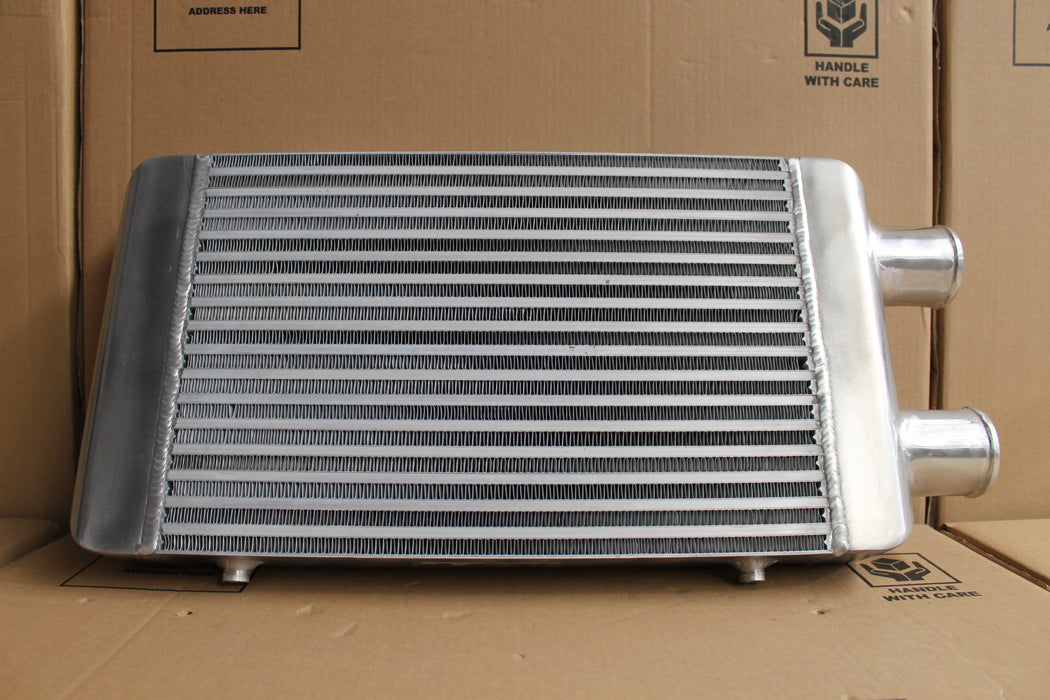 Bar & Plate Intercooler (Core Size 300x450x76mm. 2.5" Outlets Same Side).