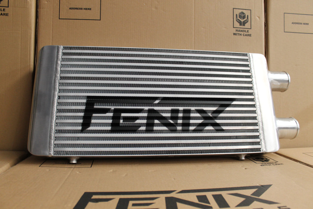 Bar & Plate Intercooler (Core Size 300x550x76mm. 2.5" Outlets Same Side).