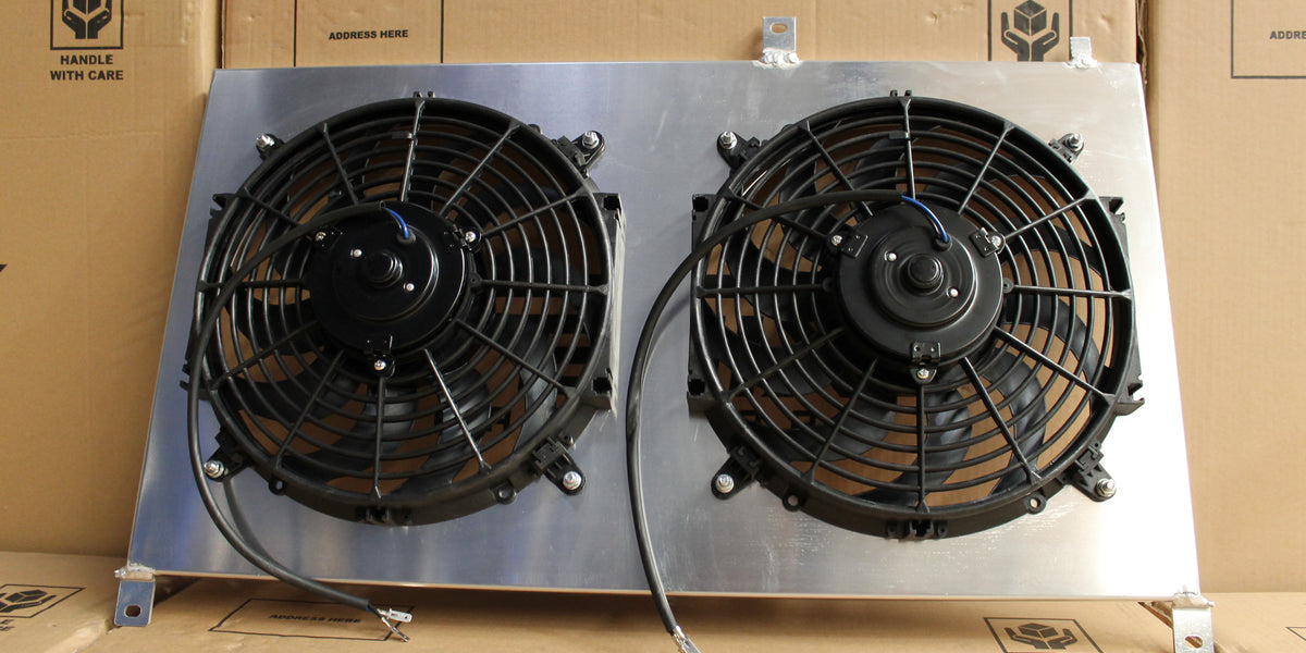 Toyota JZX100 Chaser Fan Shroud & Fans. — Fenix Radiators
