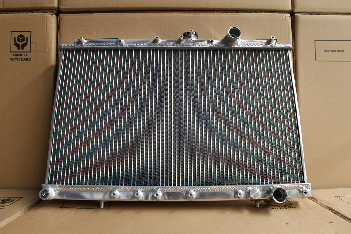 13812 Radiator Mitsubishi Evolution 1-2-3 Full Alloy Performance Radiator GEN II ...