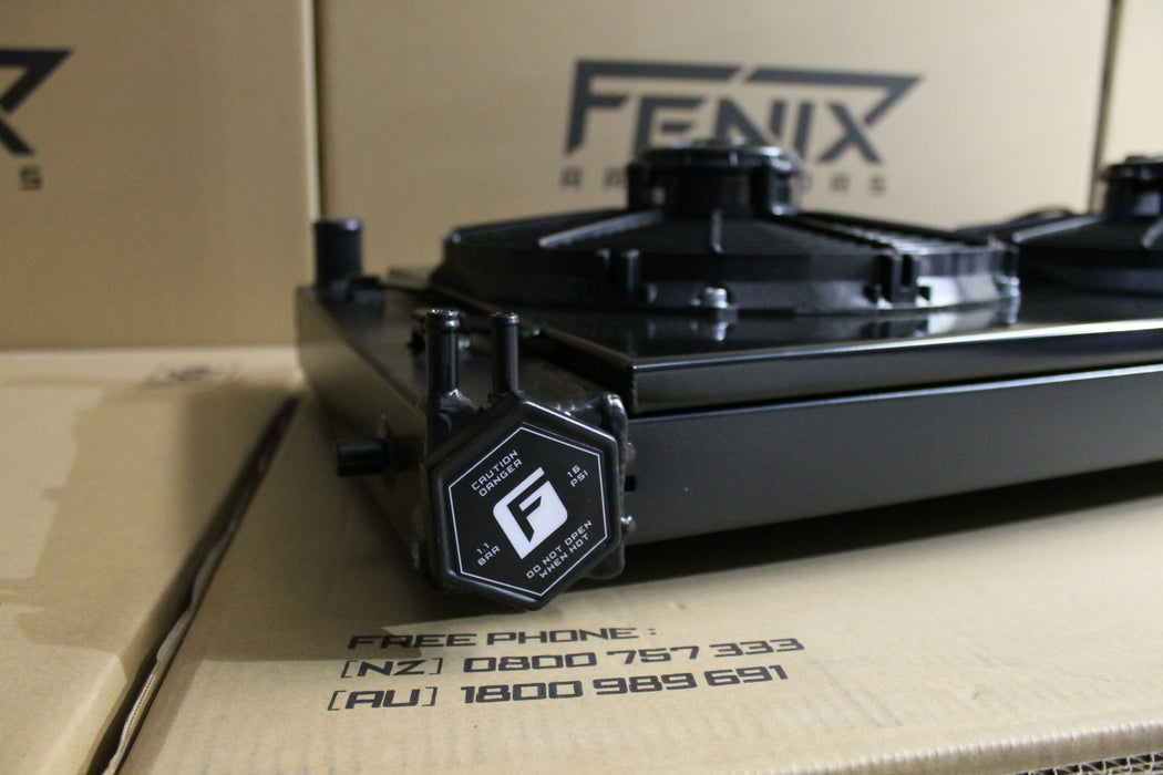 V8 Radiator Holden VZ Commodore V8 Full Alloy Performance Radiator, Custom Shroud ...
