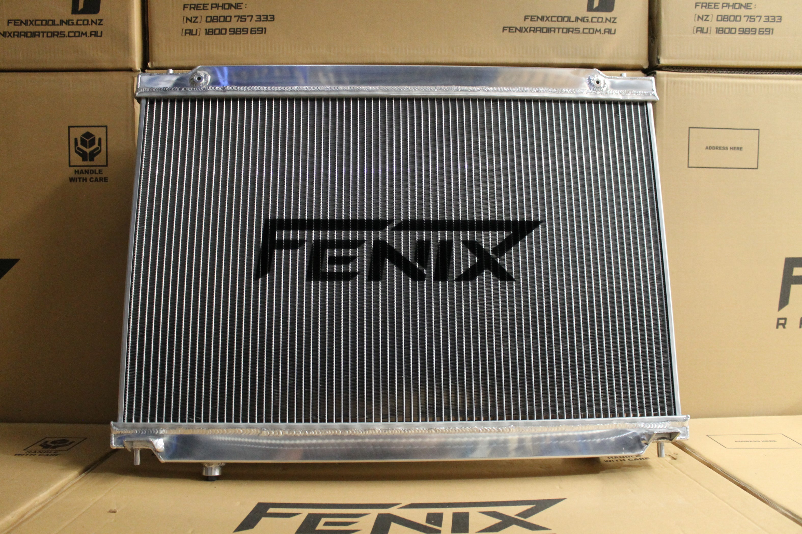 R35 Radiator Nissan GT-R (R35) Full Alloy Performance Radiator GEN II. — Fenix Radiators