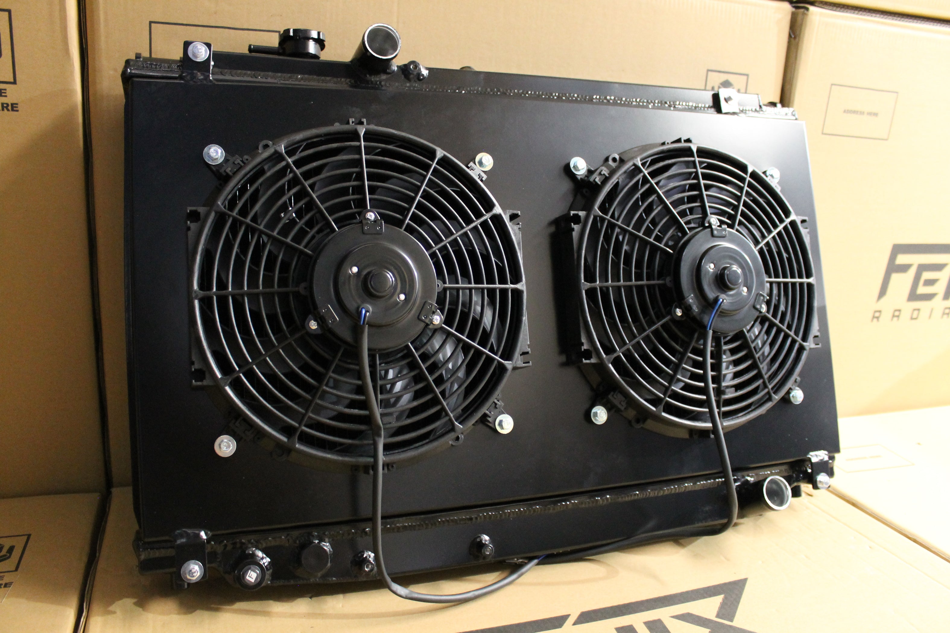 Toyota Supra JZA80 Full Alloy Performance Radiator & Fan Shroud Kit ...