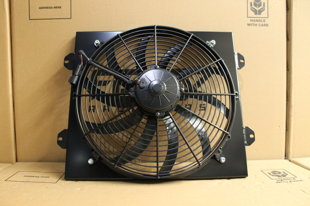 MAZDA RX7 Series 1-2-3 Full Alloy Performance Radiator, Custom Shroud ...