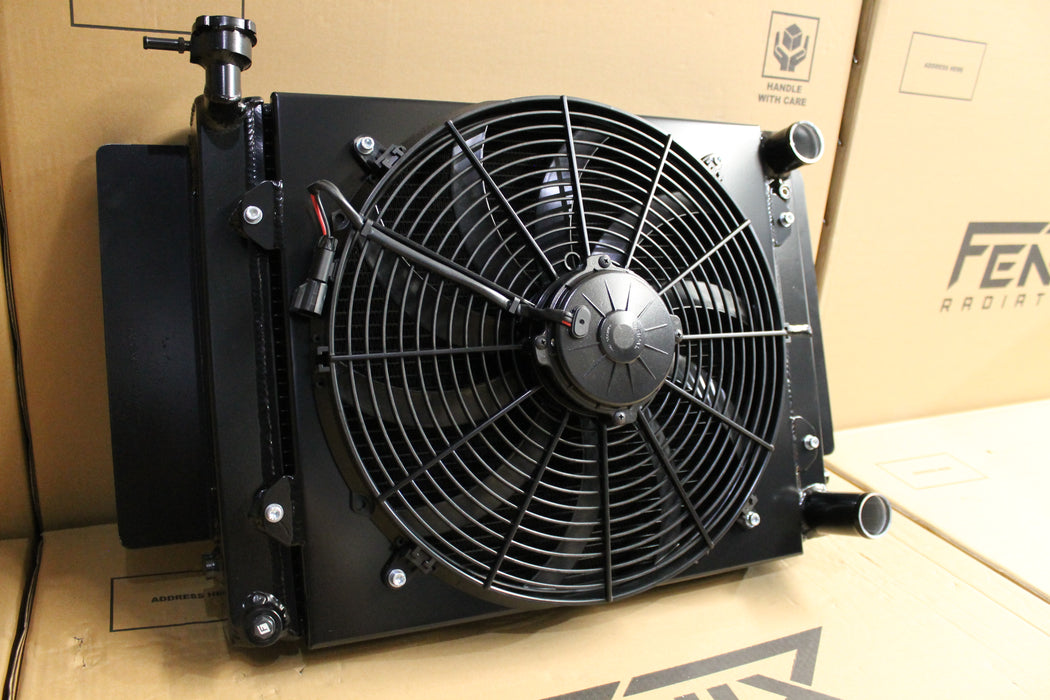 MAZDA RX7 Series 1-2-3 Full Alloy Performance Radiator, Custom Shroud ...