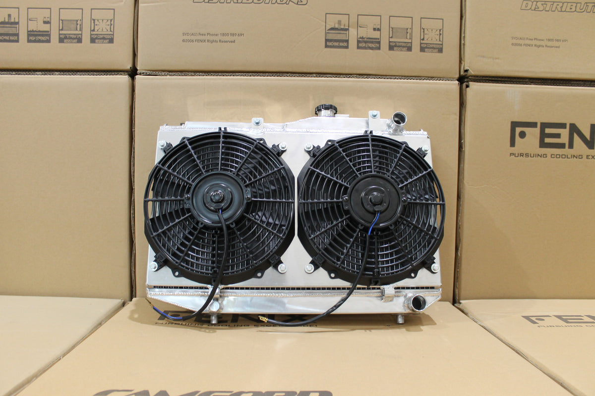 Ae80 Radiator Fan Unit Toyota Corolla AE86 Full Alloy Performance Radiator & Fan Shroud Kit ...