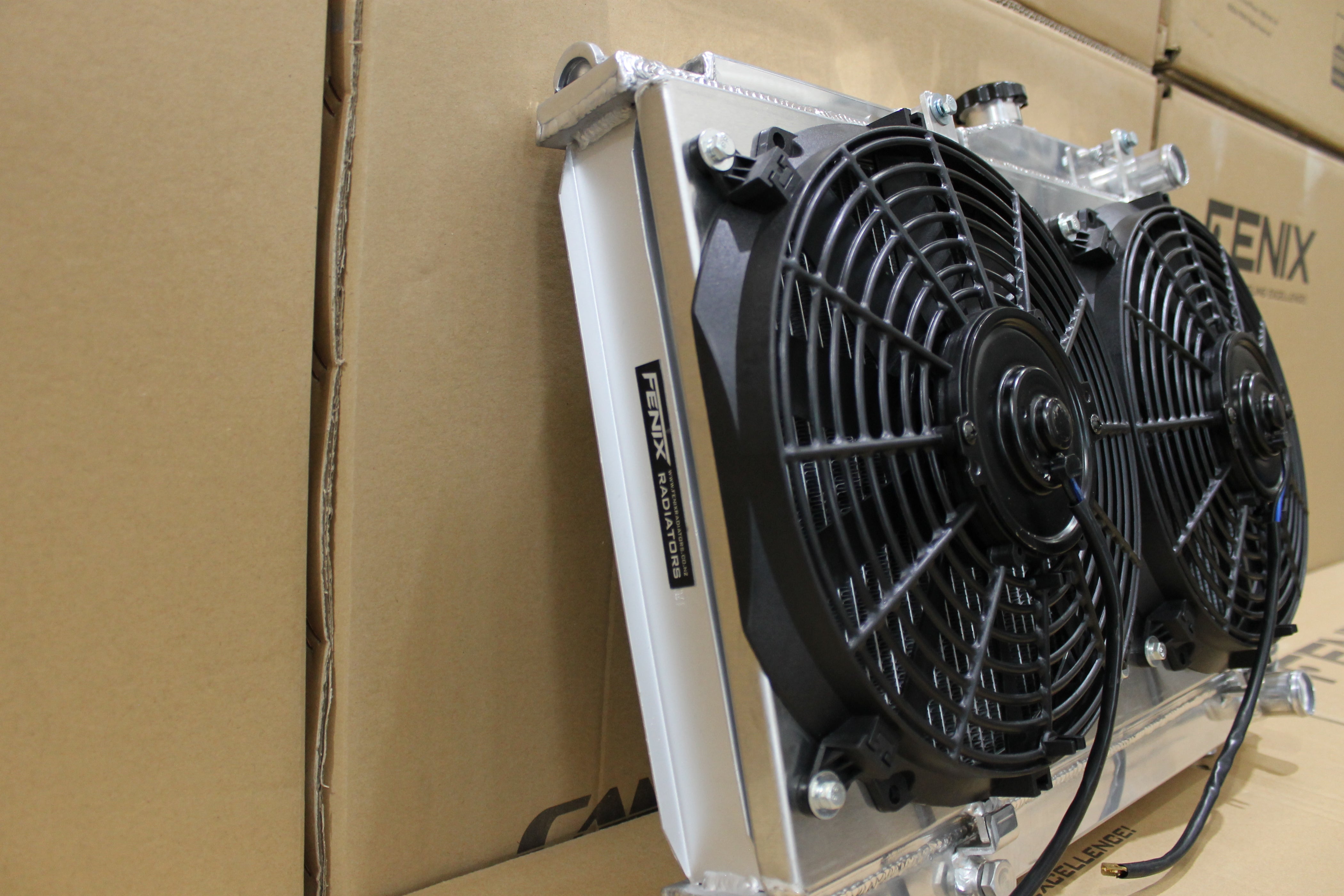 Toyota Corolla AE86 Full Alloy Performance Radiator & Fan Shroud Kit ...